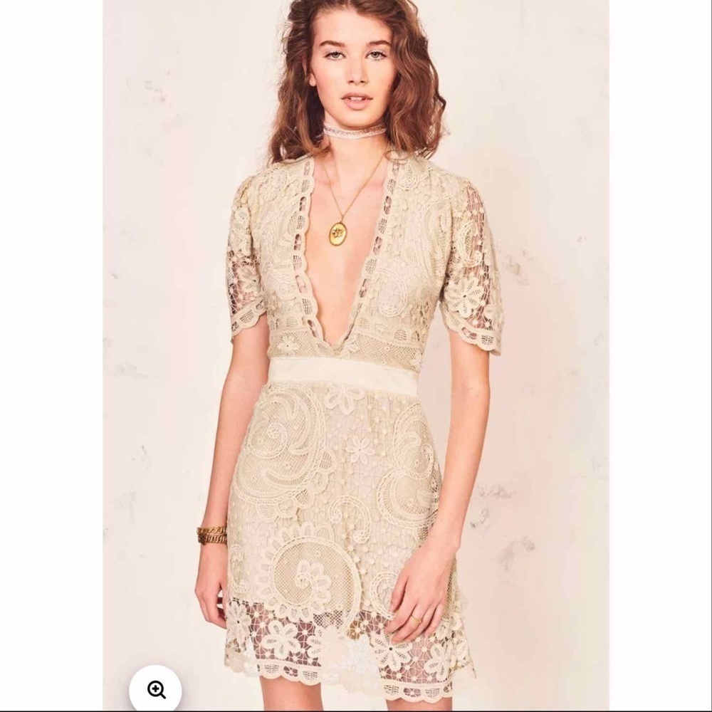 LoveShackFancy Daniela Dolce Lace Dress